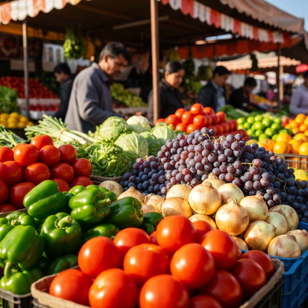 Vegetables and fruits in daily nutrition